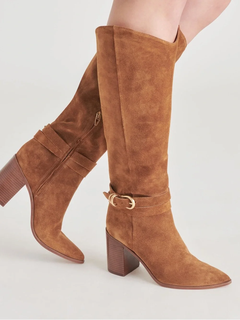 Dolce Vita Tyrone Boots Brown Suede- Size 6 - Picture 3 of 11
